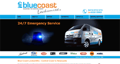 Desktop Screenshot of bluecoastlocksmiths.com.au